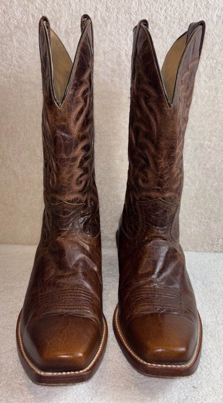 Moonshine Spirit Men's Western Boots Brown Leather BBM87 Size 9.5 EE